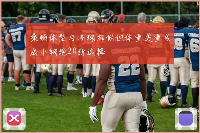 桑顿体型与洛瑞相似但体重更重或成小钢炮20新选择